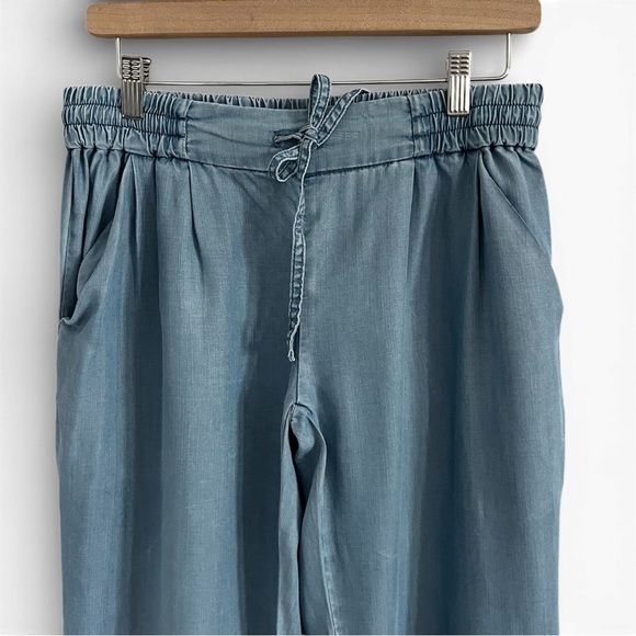 Talula Aritzia Soft Blue Drawstring Jogger Pants Size M - Picture 2 of 3